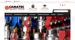 Desktop Screenshot of camatec.es